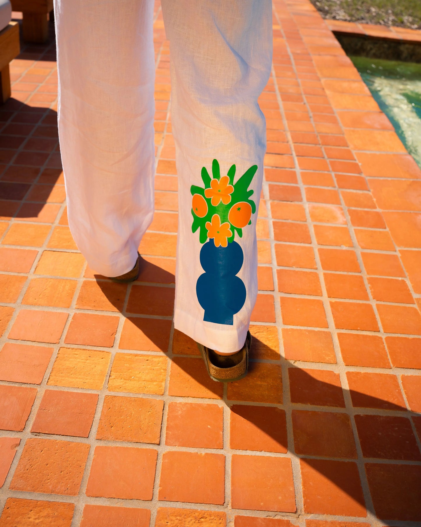 Le Mandarinier, pantalon unisexe