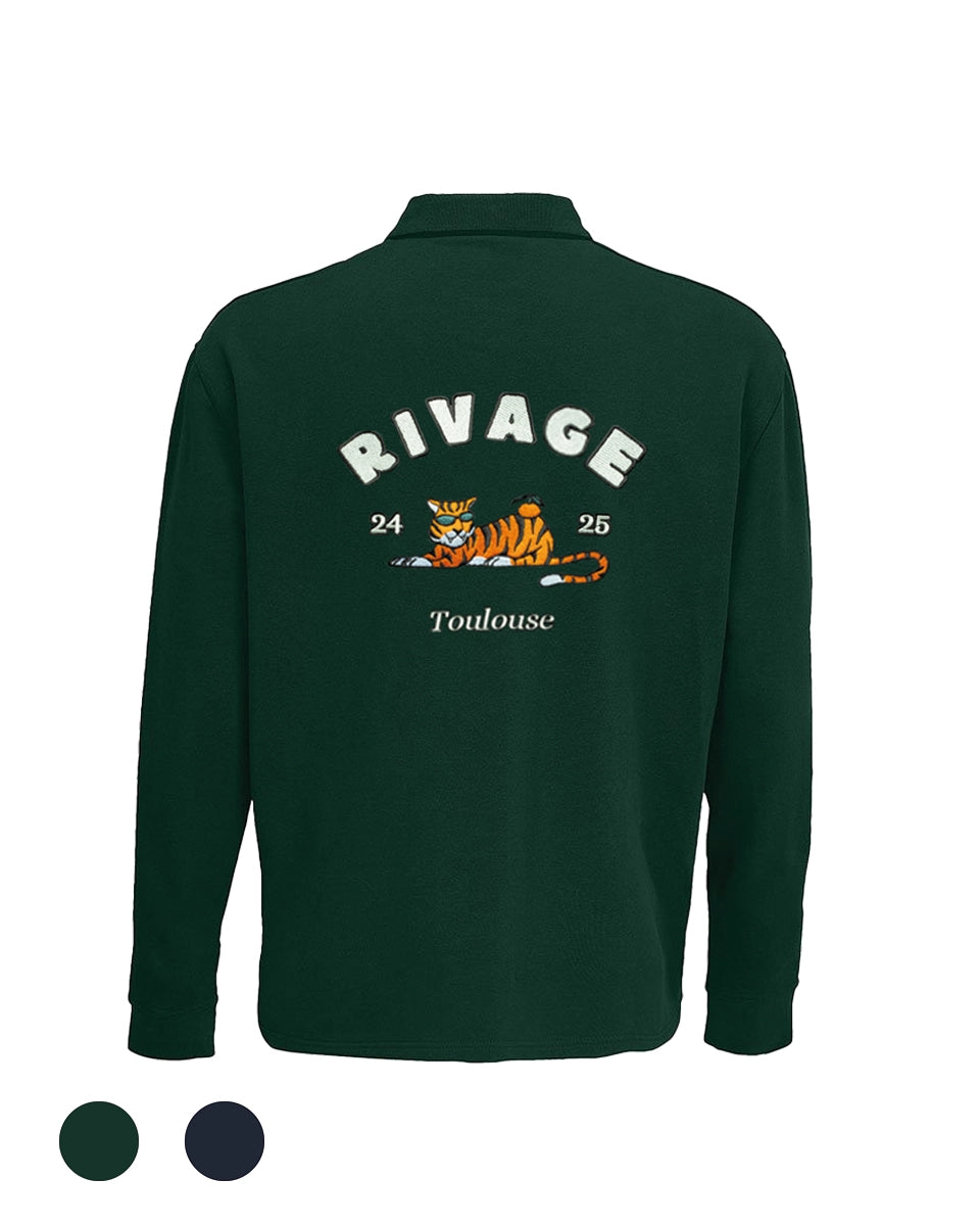 L’Alfred, sweat à col polo unisexe