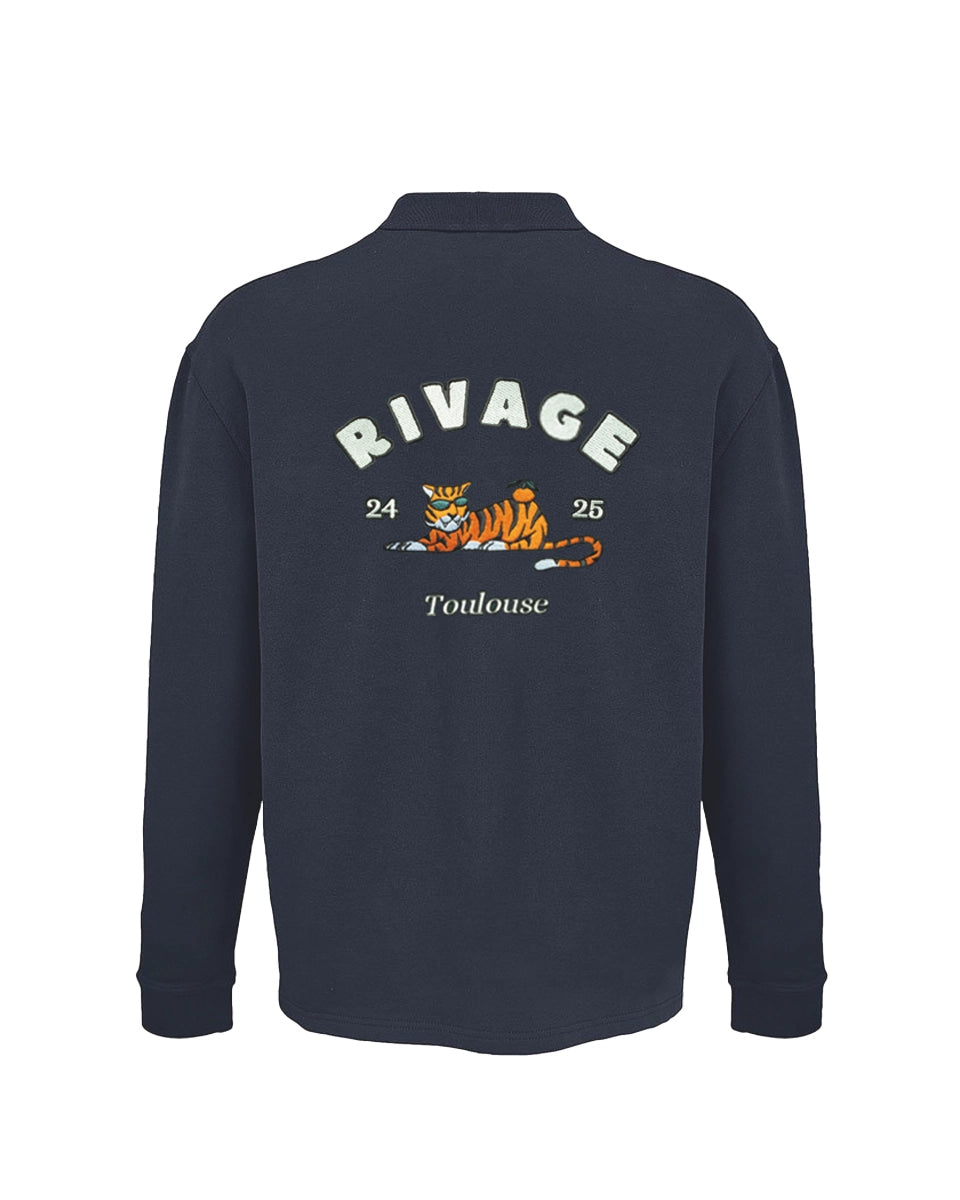 L’Alfred, sweat à col polo unisexe